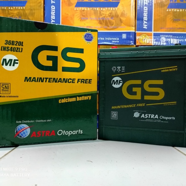 READY STOCK Aki kering GS astra NS40ZL 35amper AgyaAylaBrioJazzApvDatsun