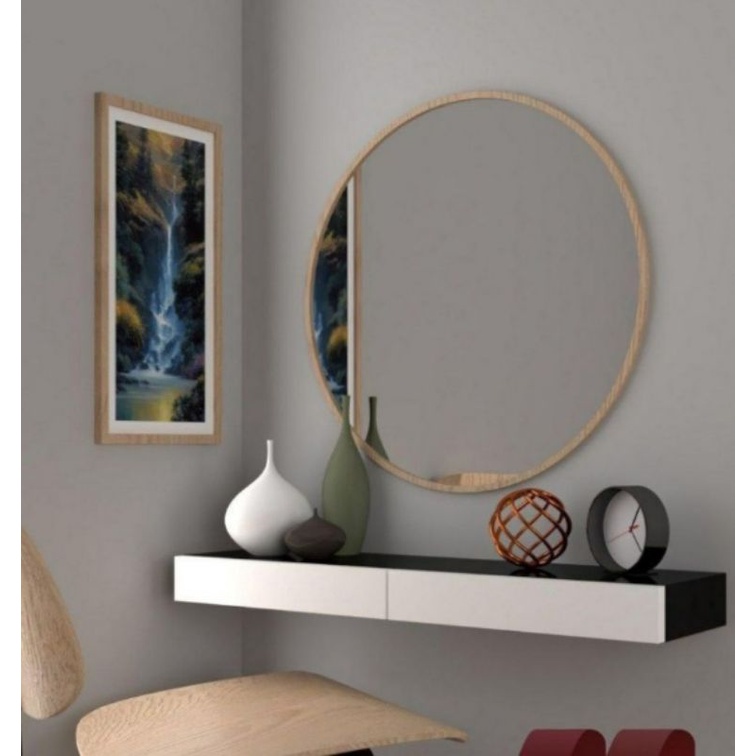 Rak Laci Double Laci 2 Laci Rias Laci Gantung Dinding Tempel  100x25x10 cm