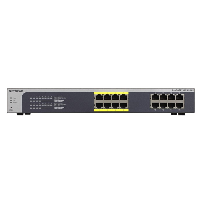 Netgear JGS516PE ProSafe Plus 16-Port Gigabit Ethernet Switch