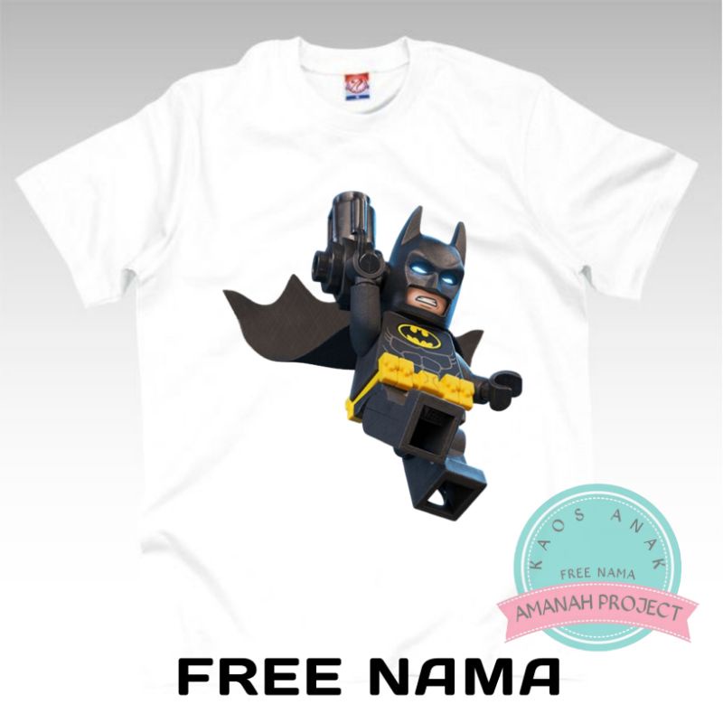 BAJU ANAK LEGO BAT MAN KAOS ANAK BAHAN PREMIUM