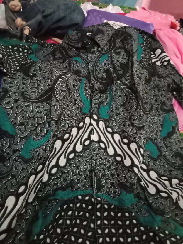 Kemeja Batik Pria Size M L Xl Xxl Bswart Batik Hrb026 Kenongo Hem Panjang Padi