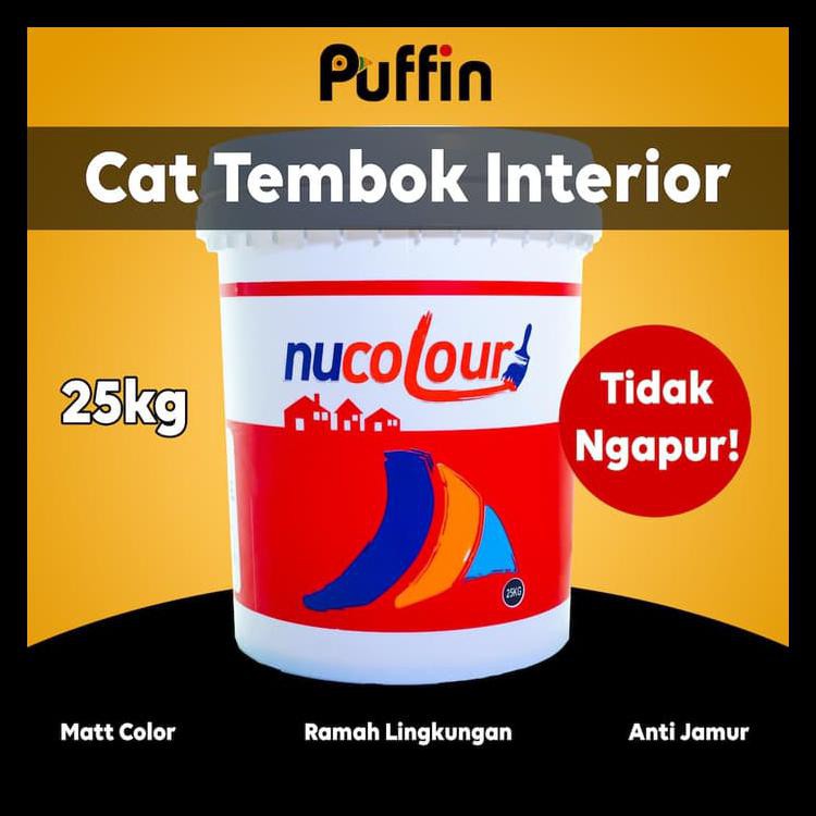 CAT TEMBOK NUCOLOUR 25 KG SETARA NIPPON VINILEX HARGA PROMO