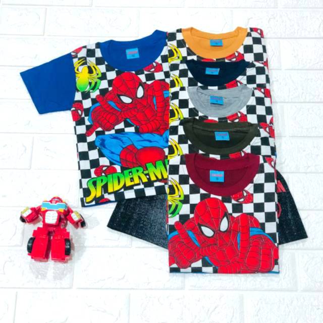 Baju Spiderman Anak PROMO HABISKAN STOK