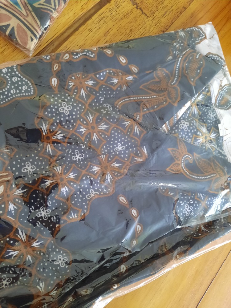 Bswbatik Hrb026 Kenongo Hem Pendek Padi Pekalongan M L Xl Batik Pria Murah Modern Grosir