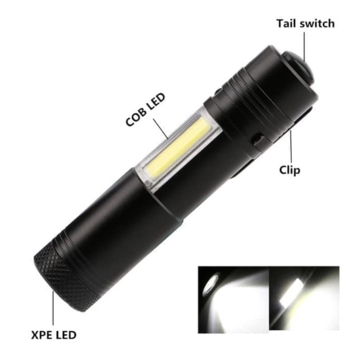 ELEKTRONIK LAMPU SENTER AC 123 SENTER MINI ZOOM XPE LED MINI COB MINI