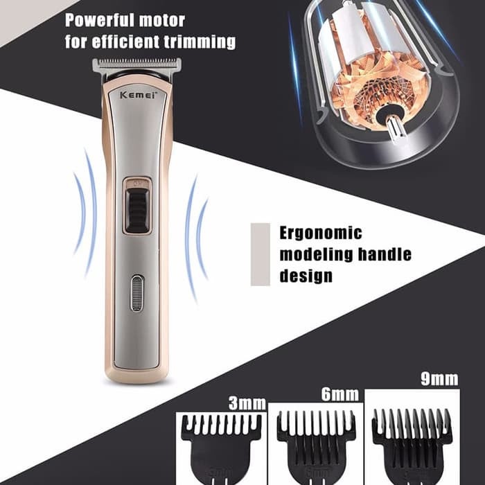 KEMEI Alat cukur rambut hair clipper KM-418 ORIGINAL Mesin Cukur Rambut, Kumis, Jenggot