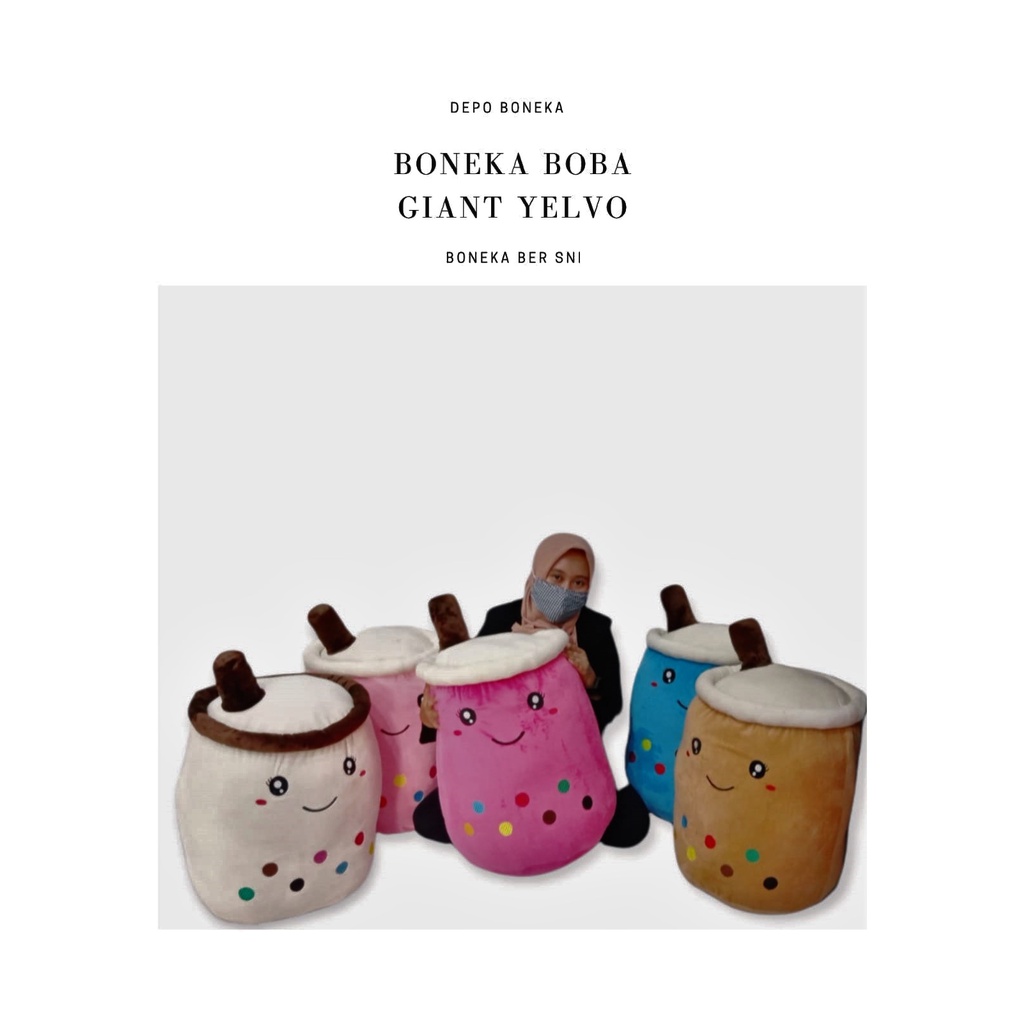 ( NEW) BONEKA BOBA GIANT YELVO SNI