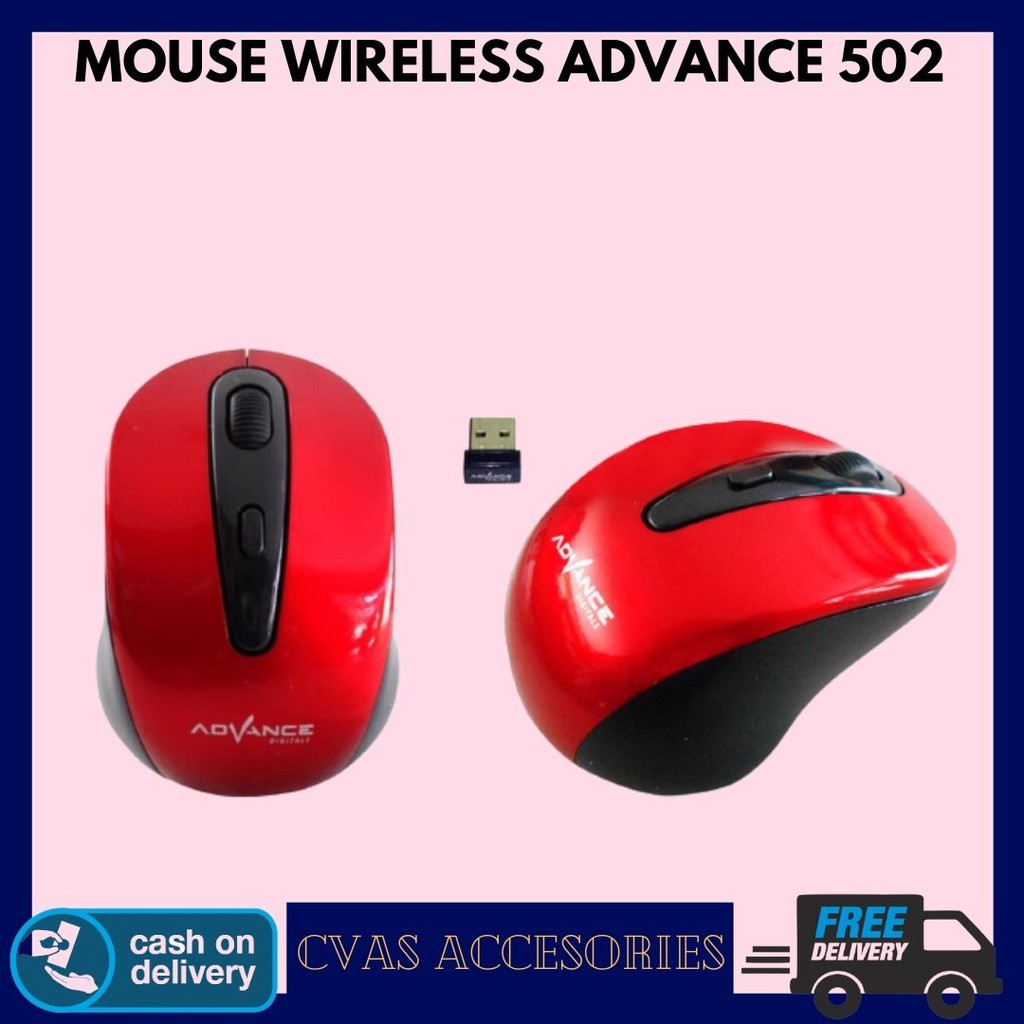 Mouse Wireless Advance  WM 502 / Mouse Komputer / Mouse Laptop / Mouse tanpa kabel