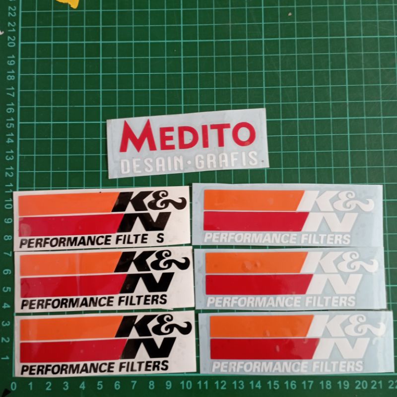 Sticker Cutting KN Performance Filters