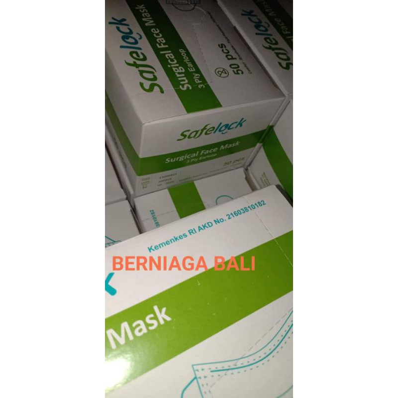 MASKER MEDIS 3 LAPIS SAFELOCK