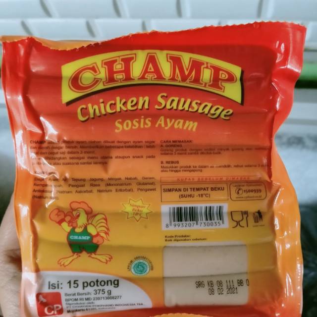 

Sosis cham ukuran 375gr