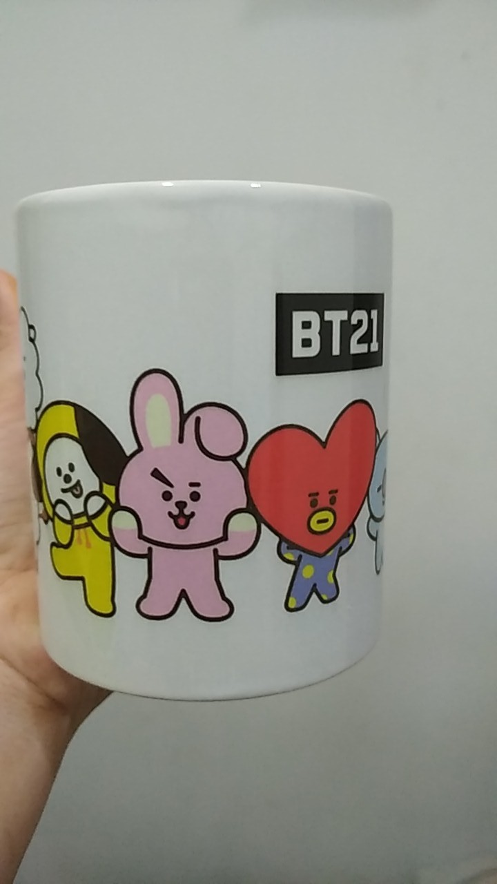 Bt21 Bts Mug Ver1 Cangkir Gelas Air Minum