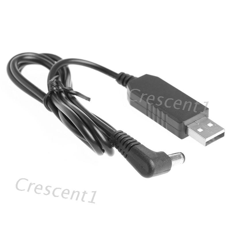 CRE 90 Degree USB 5V To 24V 250mA 5.5x2.1mm Step Up Adapter Cable For LED Router