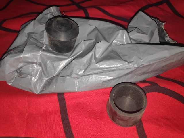 Karet Kaki Dop Holo Bulat Nyarung Mangkok 1, 2, 3/4, 5/8, 7/8 Inc Inchi Pipa Besi Antena Hollow