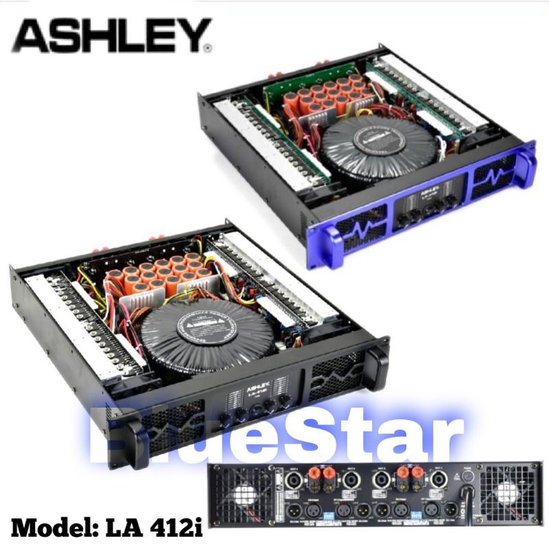 Power Ashley LA 412 i Amplifier 4 Channel Ashley LA 412i Class H