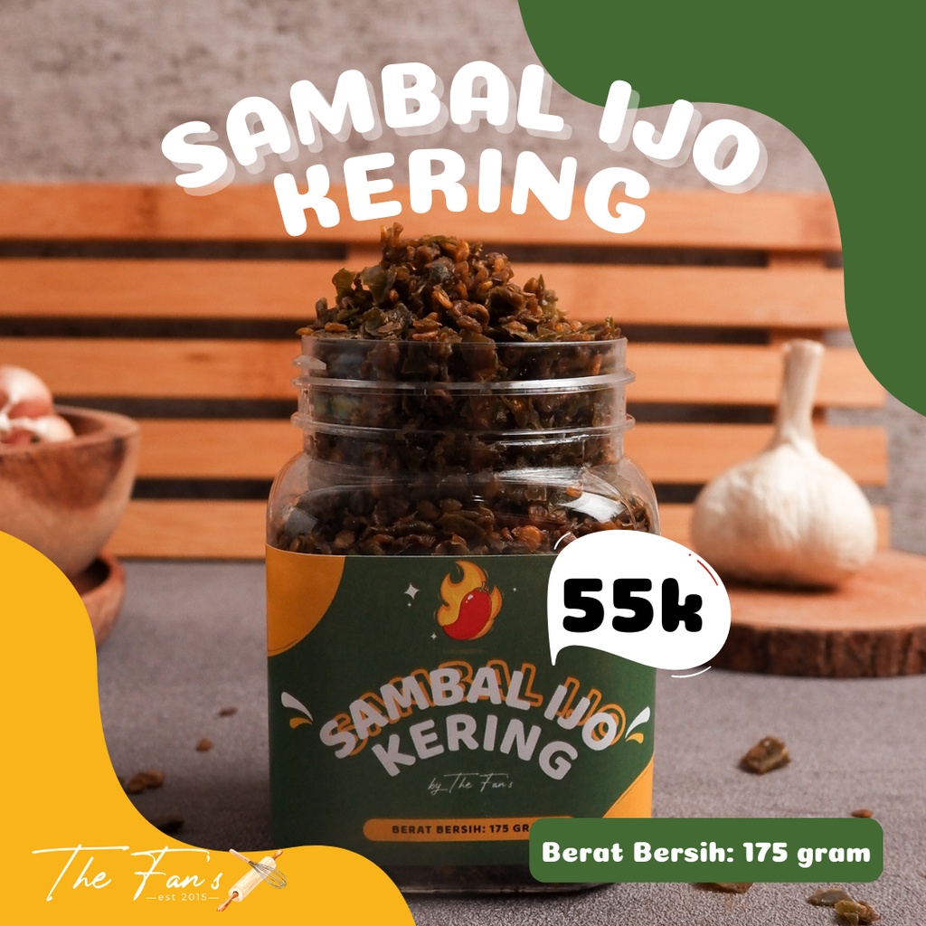 

Sambel Mercon / Sambal Ijo Kering / Sambel Ijo Kering by The Fan's Kitchen