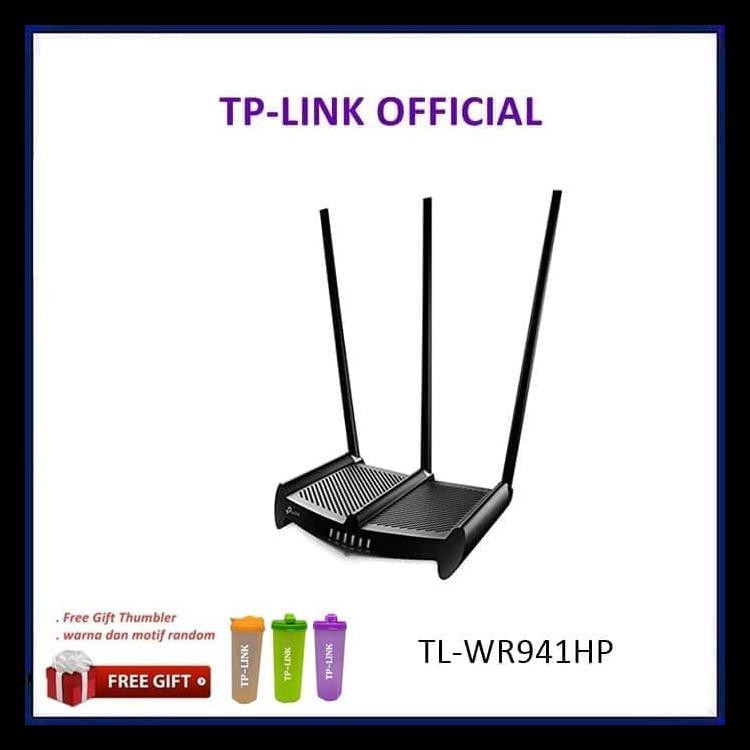 Tp-Link Tl-Wr941Hp : Tplink High Power Wifi Wireless Router - Hitam