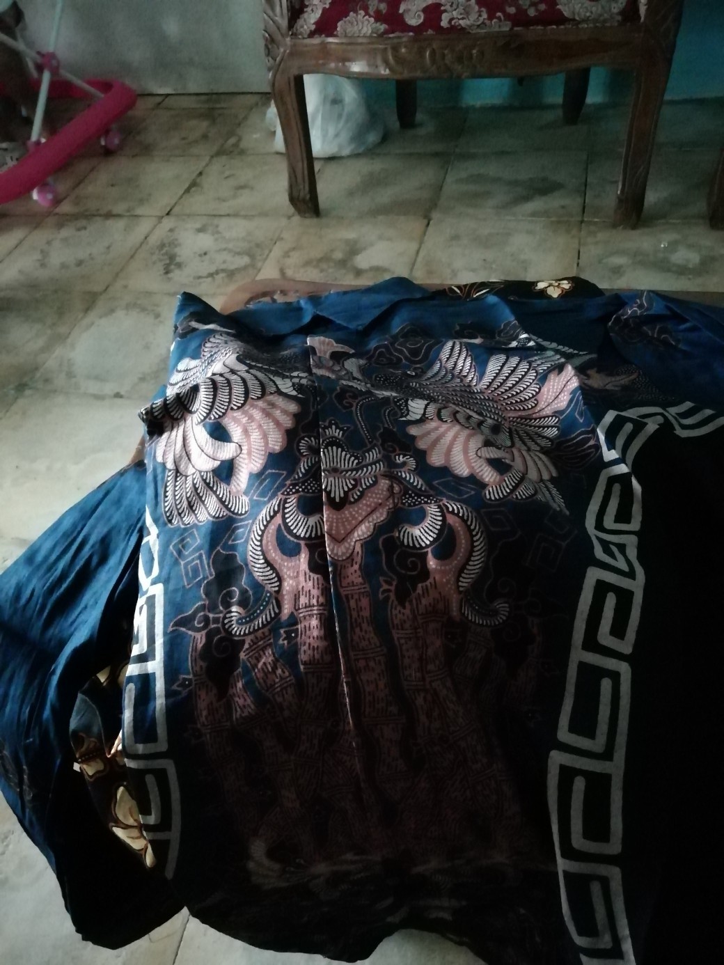 Kemeja Batik Pria Lengan Panjang M L Xl Xxl