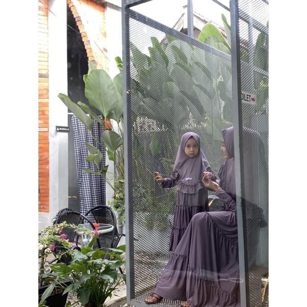 CruCil Gamis Susun Rample Mom