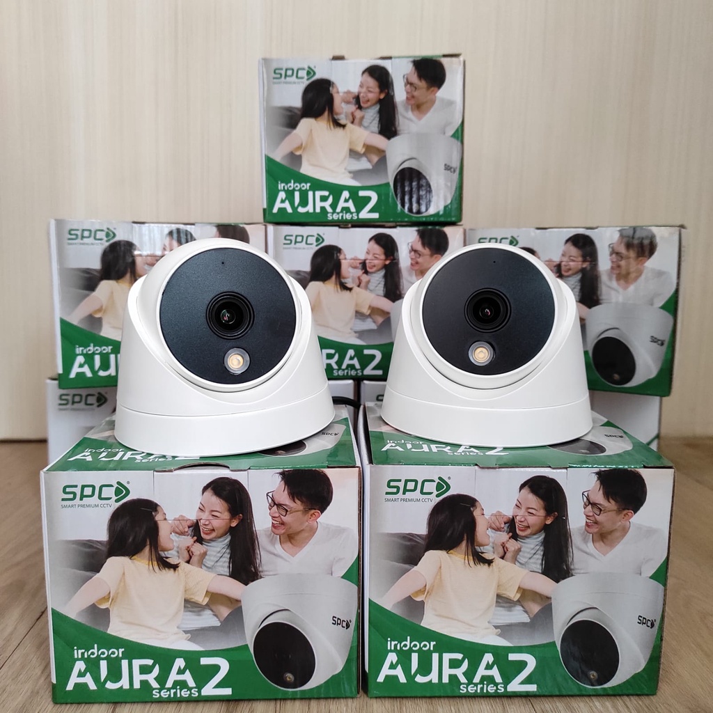 SPC Aura Indoor Full Color 1080P / CCTV Camera ColorVu 2 MP