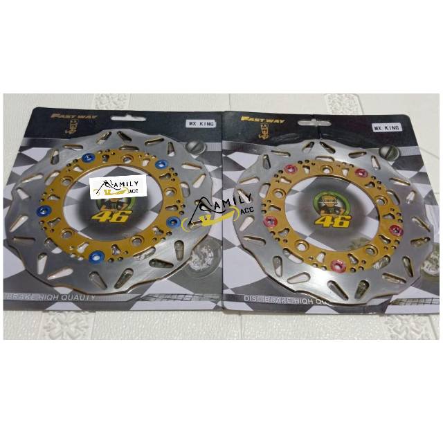 Piringan standar cakram depan standar grigi model tapak kaki for motor mx king