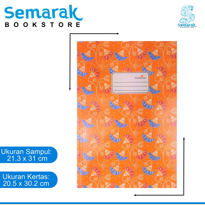 

Dijual Paperline Hard Cover Buku Tulis Folio [1 Pack / 5 Pcs @50 Lembar] Berkualitas