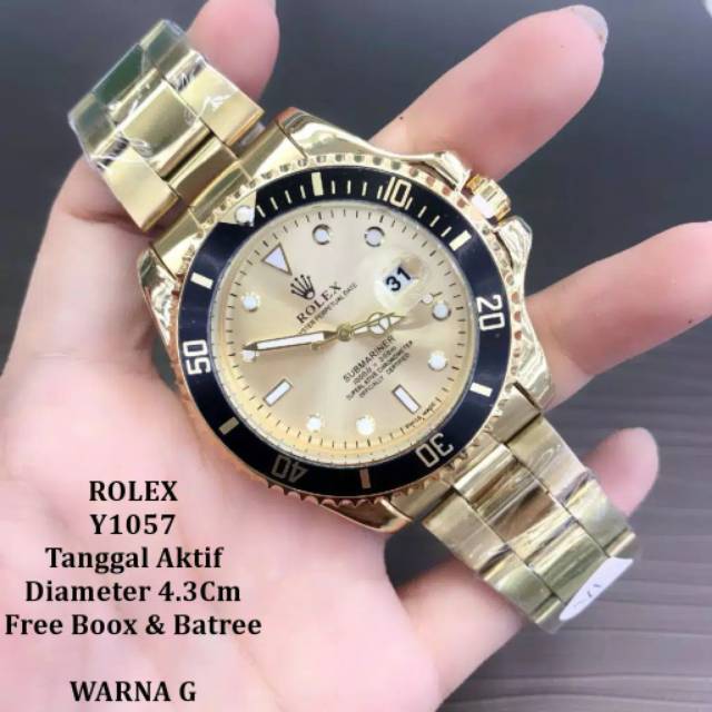 [FREE BOX] JAM TANGAN PRIA FASHION ELEGAN