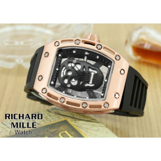Ric H@®d Mil£e - Jam tangan Pria Skull RM