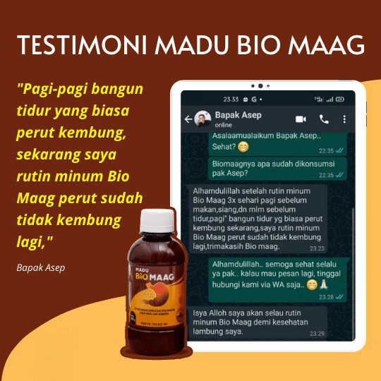 Biomaag Madu Herbal Obat Asam Lambung, Maag Kronis & Gerd, Mual, Ganguan Pencernaan-7