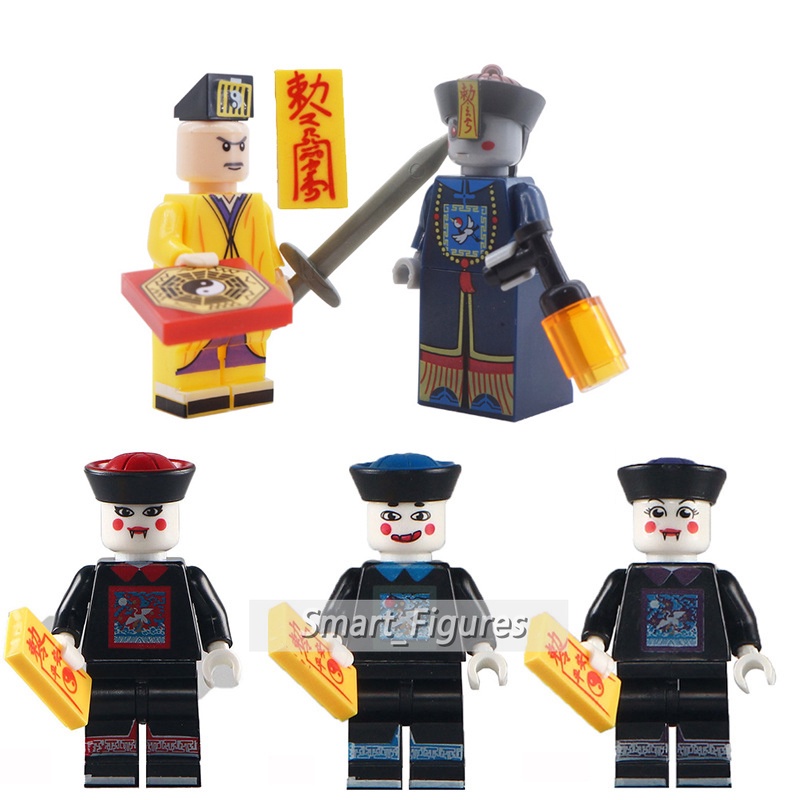 Mini Figures Zombie Vampire One-Eyebrow Priest Warna Hitam Untuk Hadiah