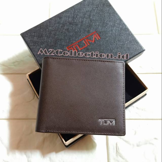 Dompet Pendek TUMI Slim Original Leather Import Premium Dompet kulit pria