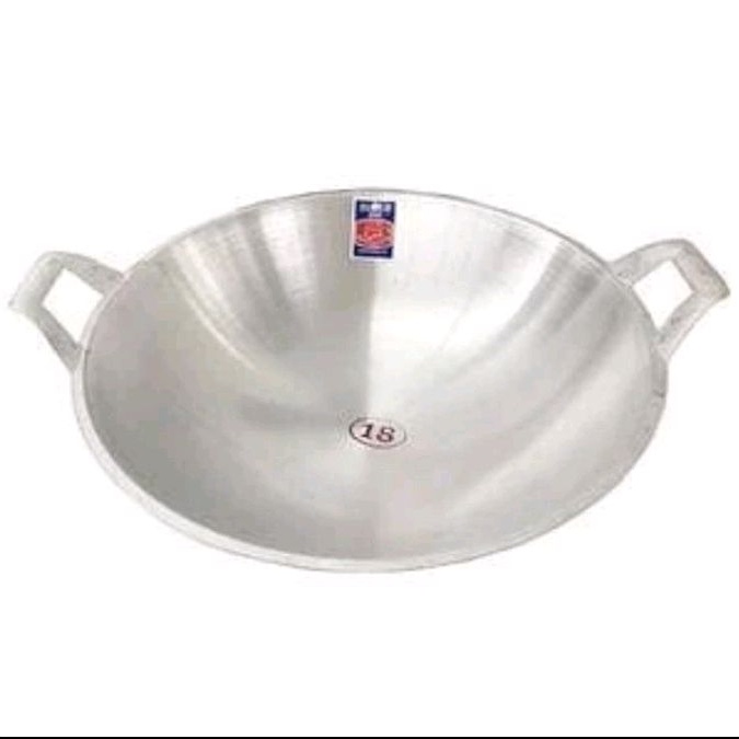 Wajan Kuali Penggorengan Alumunium Ceper No.16