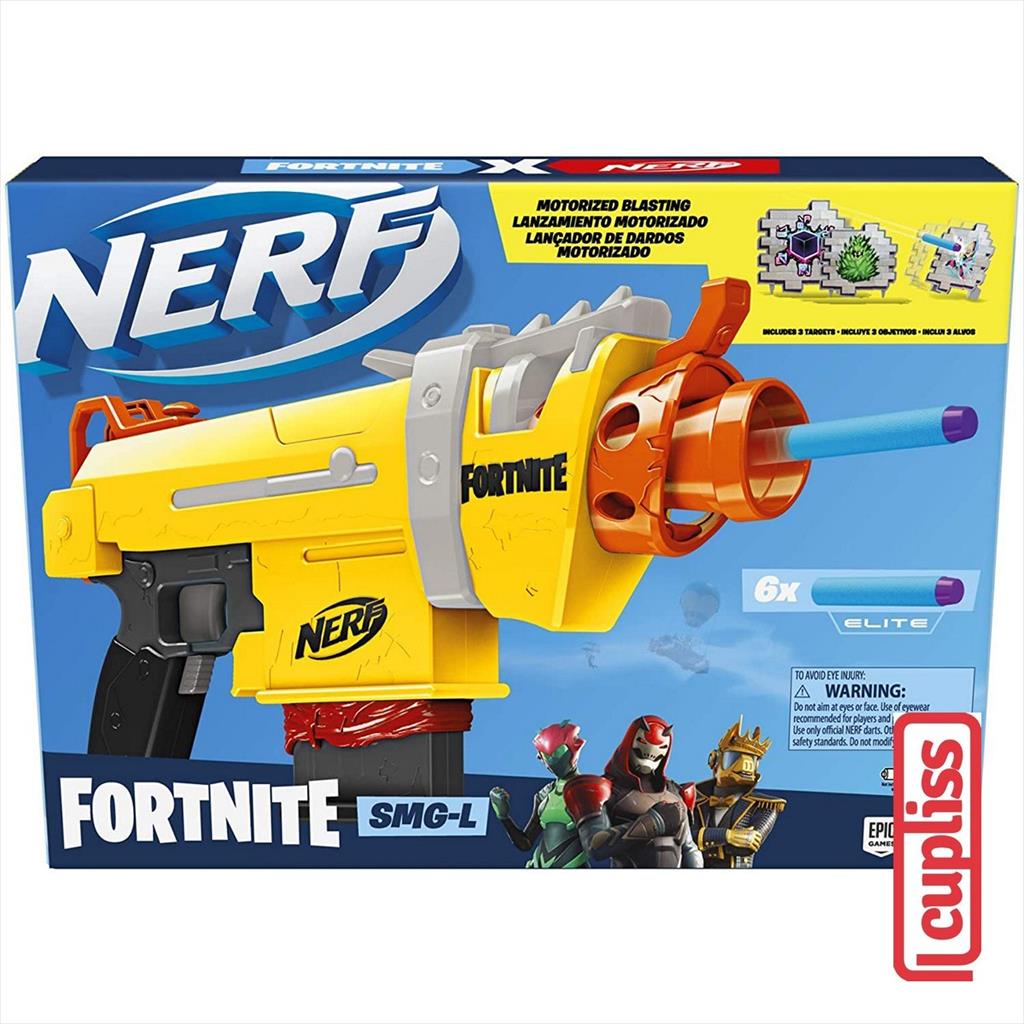 NERF Fortnite SMG-L Motorized Blasting Hasbro E9760