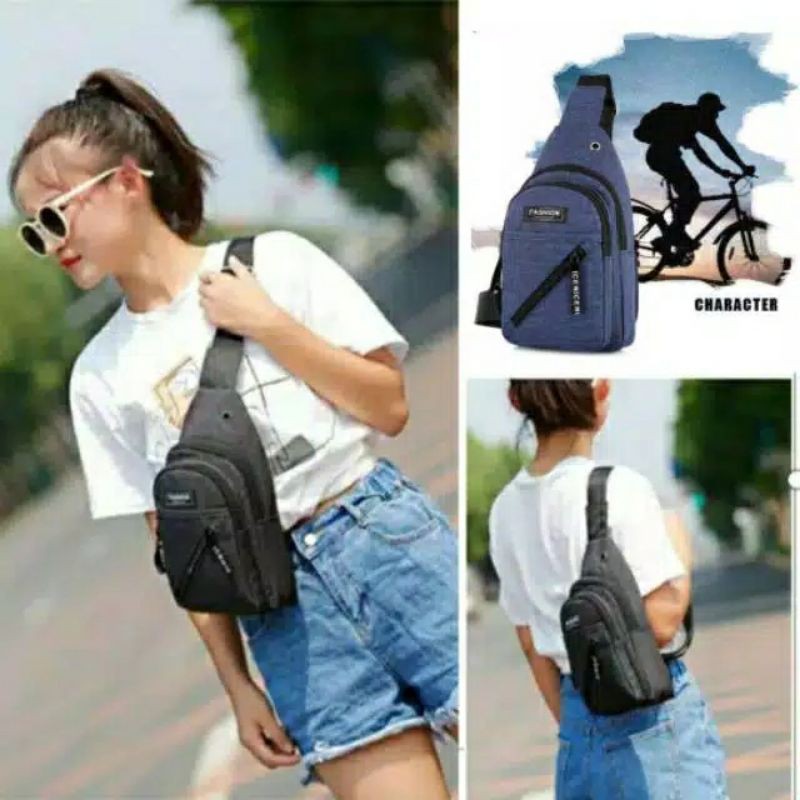 Hot Sale 2020 Waist Bag Casual Simple Selempang Dada Fashion Pria Wanita