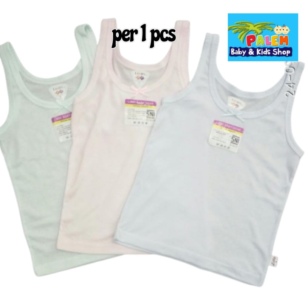 1pcs libby singlet warna cowo&amp;cewe s-m-l besar