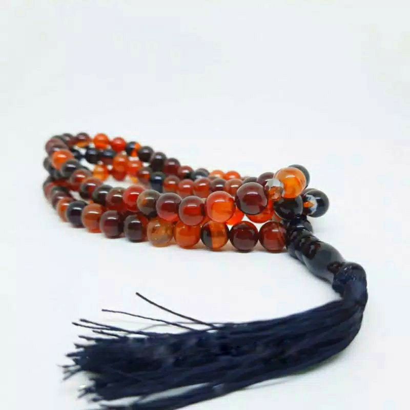 tasbih batu akik sulaiman madu