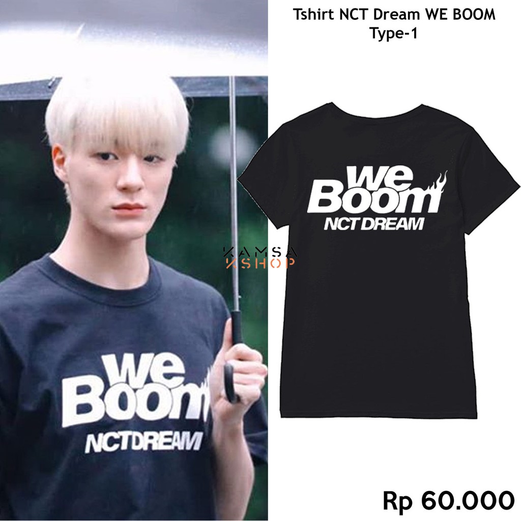 KAOS NCT DREAM WE BOOM BAJU NCT DREAM WE BOOM