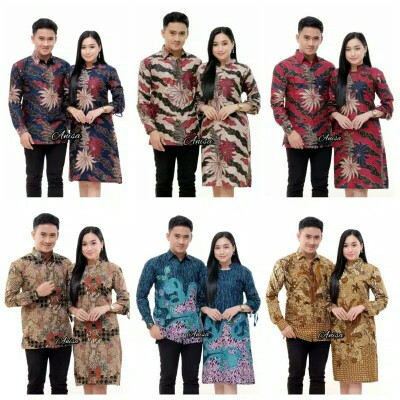 M-l-xl-xxl Batik Tunik Wanita Asj Sa Hrb026 Kenongo Pekalongan Sogan Tulis