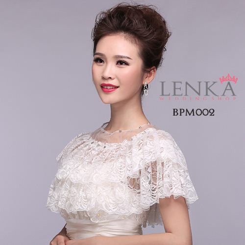 [SIAP KIRIM] AKSESORIS PENGANTIN BOLERO LACE WEDDING WANITA BPM002