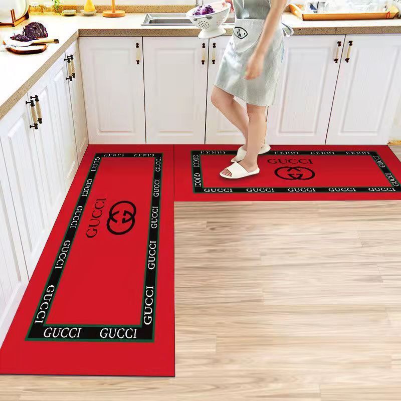 karpet dapur set 2in1 minimalis/bright crown/keset dapur anti minyak anti slip import premium karakt