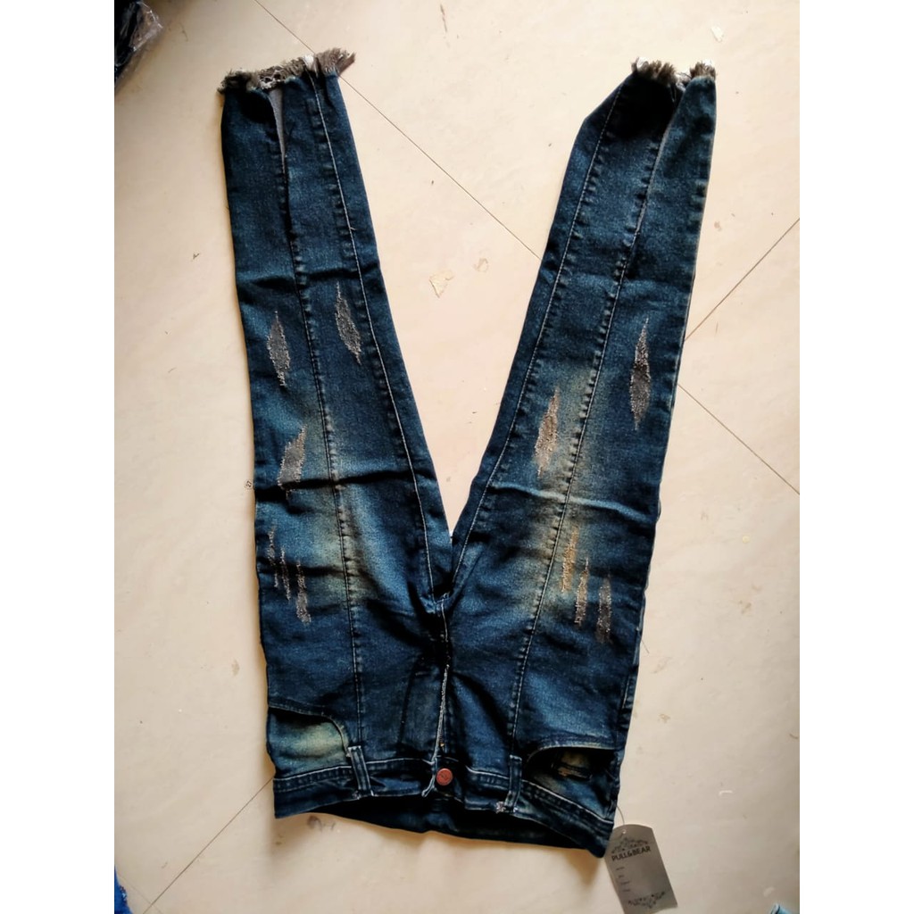 Celana jeans 7/9 distro belah