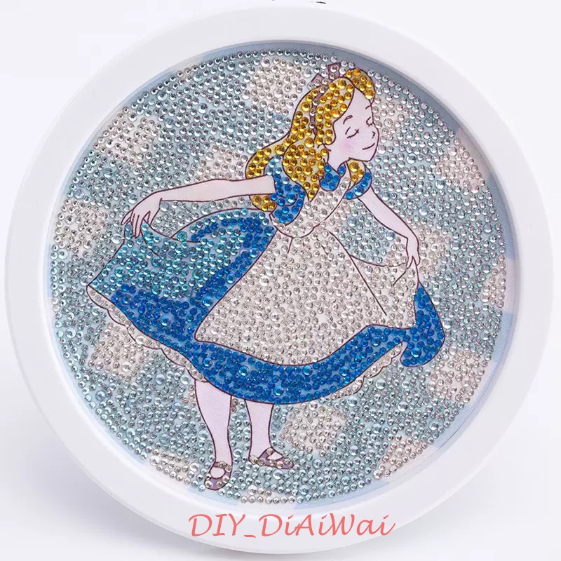 5D Diamond Painting DIY Kids Craft lukisan kristal FREE Frame - PRINCESS