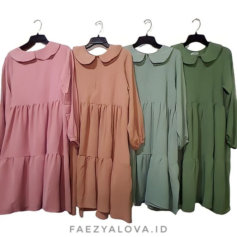 TUNIK JUMBO/OVERSIZE Mat. Rayon Crinkle Airflow