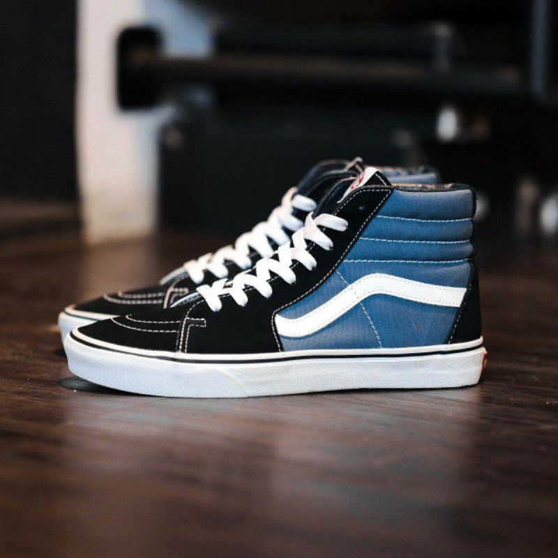 Vans Sk8 High Classic Navy Original Resmi(Pt. Navya)
