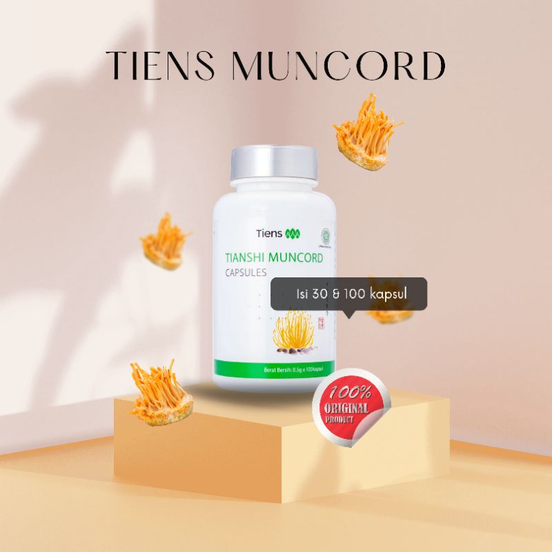 Tiens muncord suplement stamina tubuh (isi 30 & 100 kapsul)