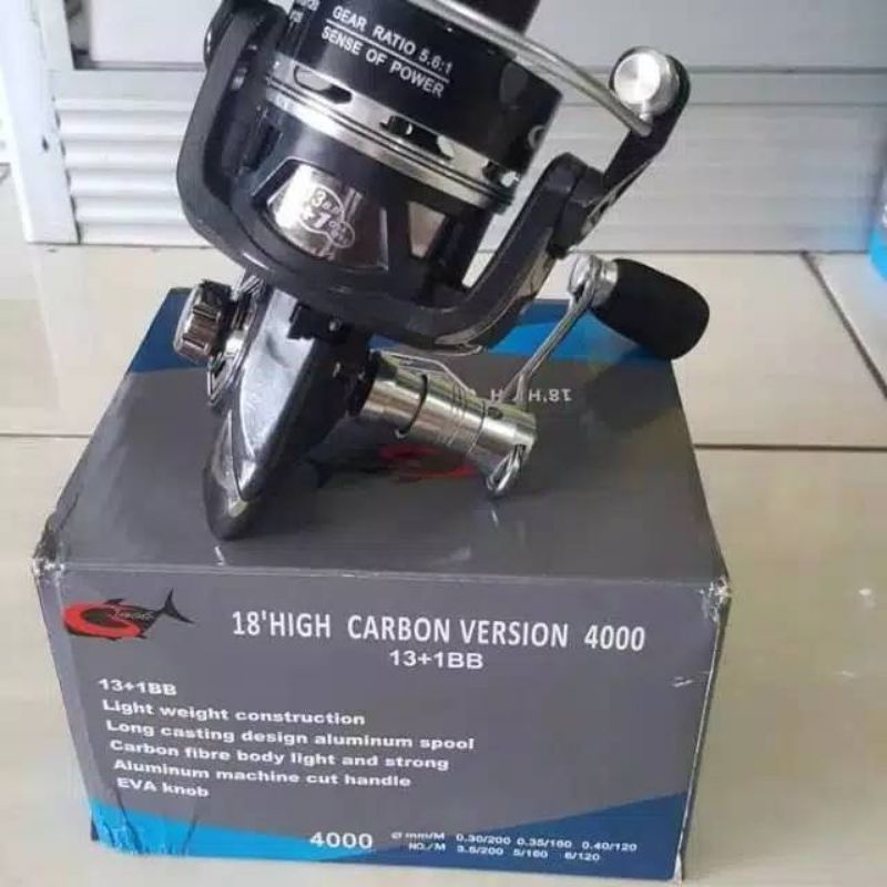 REEL ORIGINAL G-TECH 18 HIGH CARBON VERSION 4000