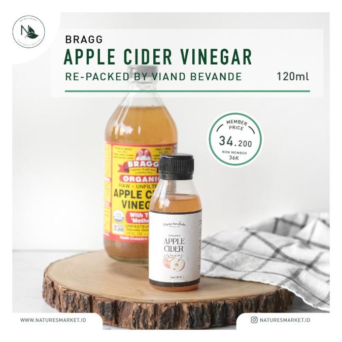 

Cuci Gudang Awal Tahun Viand Bevande Apple Cider Vinegar 120ml Diskon