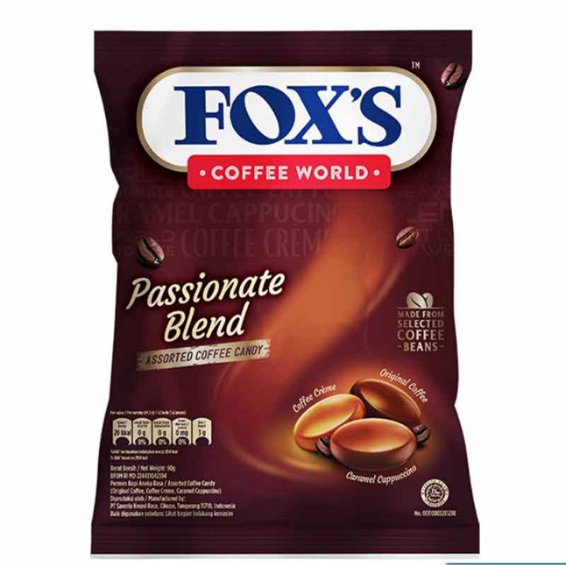 

Termurah,,,Permen Fox's Coffee World 90gram