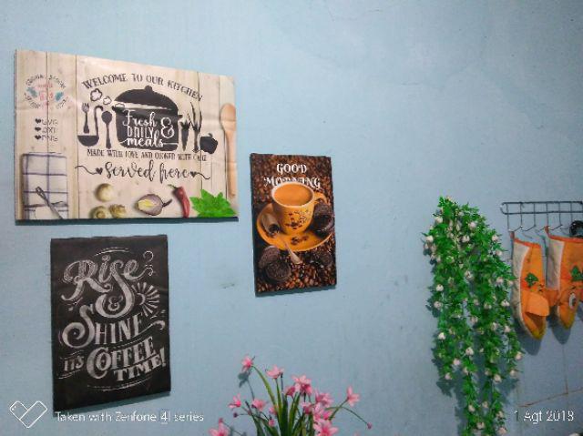 Makin Keren Hiasan Dinding Walldecor 3d No Pigora Kayu Foto Gambar Lukisan