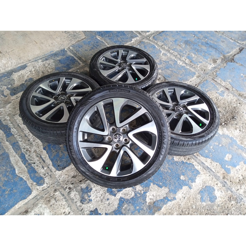 Velg Dan Ban Mobil Bekas Copotan Oem Sienta Ring 15 Pcd 5x100